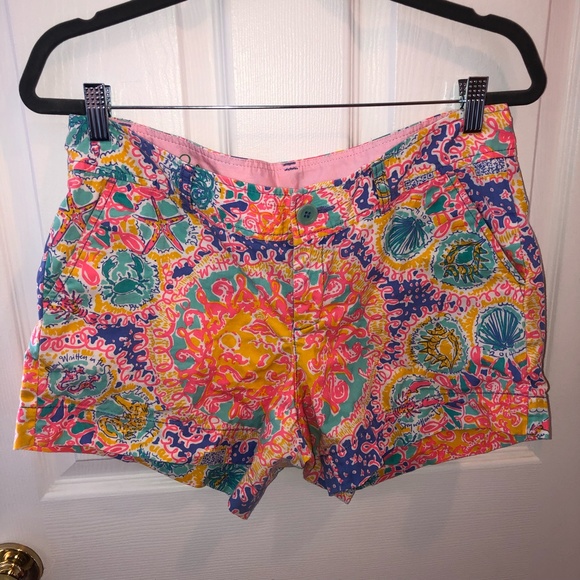 Lilly Pulitzer Rare Print Written in the Sun Callahan Short Sz 8 - Picture 9 of 11